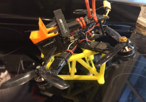 QAV-R on an FPV Quadcopter Launchpad 3dprinted by Jetprints