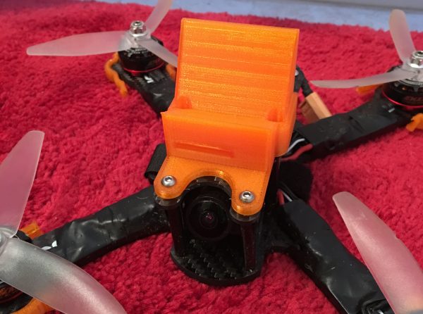 SpaceOne 220x GoPro Mount from JetPrints in flexible TPU