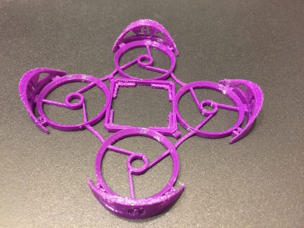 Purple NeatoWhoop 3D Printed Frame from JetPrints